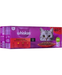 WHISKAS Classic meals in sauce - wet cat food - 40x85 g