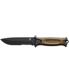 Survival knife GERBER Strongarm Fixed Serrated Coyote