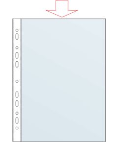 Kabata dokumentiem FORPUS A4 matēta, 30mic, 100 gab./iepak. ( Iepak. x 5 )