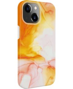 Evelatus iPhone 15 Premium Silicone case Customized Print Apple Orange