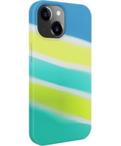 Evelatus iPhone 15 Plus Silicone case Multi-Colored Apple Yellow Green