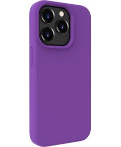 Evelatus iPhone 15 Pro Premium Soft Touch Silicone Case Apple Deep Purple