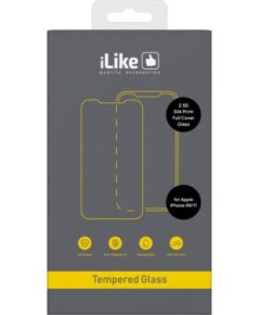 iLike iPhone XR/11 2.5D Silk Print Full Cover Glass Apple