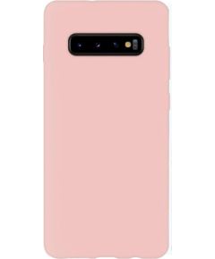 Evelatus Galaxy S10+ Nano Silicone Case Soft Touch TPU Samsung Beige