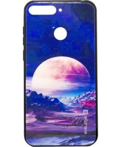 Evelatus Y6 2018 Picture Glass Case Huawei Valley Moon