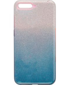 iLike Huawei Y6 2018 Gradient Glitter 3in1 case Huawei Blue