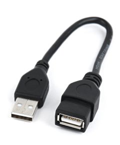 Gembird USB 2.0 A- A-socket 0.15M cable black