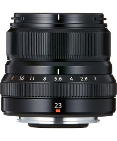 Fujifilm Fujinon XF 23mm f/2.0 R WR objektīvs, melns