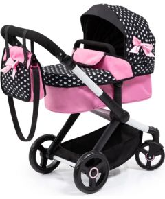 Doll pram BAYER Design 17060AA Xeo deep Black, Pink