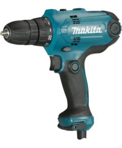 Makita DF0300 drill 1500 RPM Keyless 1.2 kg Black, Blue