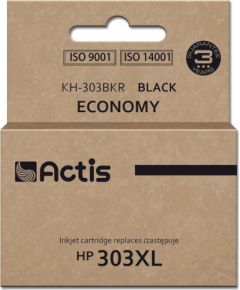 Actis KH-303BKR ink for HP printer, replacement HP 303XL T6N04AE; Premium; 20ml; 600 pages; black