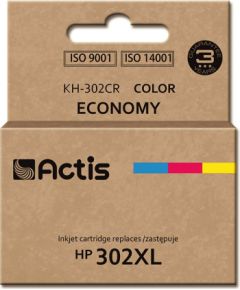 Actis KH-302CR ink (replacement for HP 302XL F6U67AE; Premium; 21 ml; color)