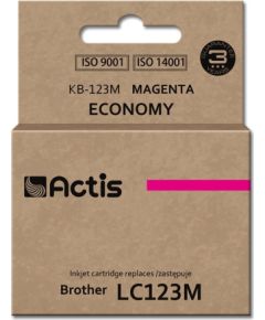 Actis KB-123M ink (replacement for Brother LC123M/LC121M; Standard; 10 ml; magenta)