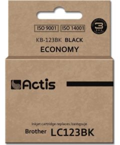 Actis KB-123Bk ink (replacement for Brother LC123BK/LC121BK; Standard; 10 ml; black)