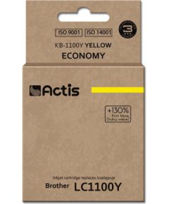 Actis KB-1100Y ink (replacement for Brother LC1100Y/LC980Yreplacement; Standard; 19 ml; yellow)