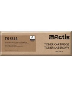 Actis TH-531A toner (replacement for HP 304A CC531A, Canon CRG-718C; Standard; 3000 pages; cyan)