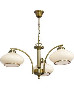 Activejet Classic ceiling chandelier pendant lamp RITA Patina triple 3xE27 for living room