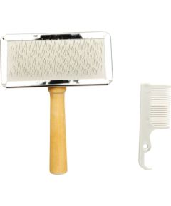 TRIXIE 2354 Silver, White, Wood Cat (animal) / Dog Brush