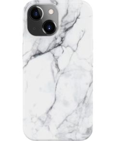 Evelatus iPhone 15 Plus Premium Silicone case Customized Print Apple White