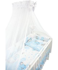 Sešdaļīgs gultas veļas komplekts 120x90 40x60, zils