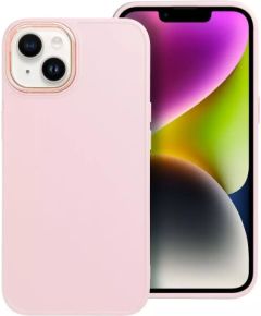 Силиконовый задний чехол Fusion Frame для Apple Iphone 15 Pro розовый