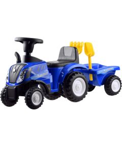 Bērnu stumjamais traktors ar piekabi "New Holland"