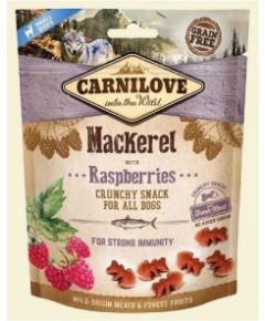 CARNILOVE Fresh Crunchy Mackerel + Raspberries - dog treat - 200 g