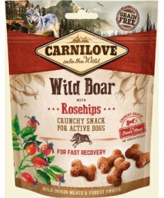 CARNILOVE Fresh Crunchy Wild Boar & Rosehips With Fresh Meat - dog treat - 200 g