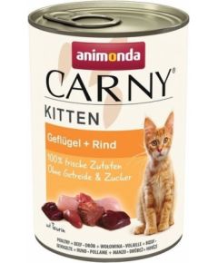 ANIMONDA Carny Kitten Beef with poultry - wet cat food - 400g