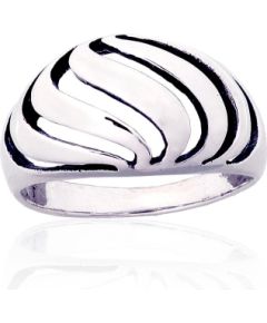 Серебряное кольцо #2101877(POx-Bk), Серебро 925°, оксид (покрытие), Размер: 18, 3.3 гр.
