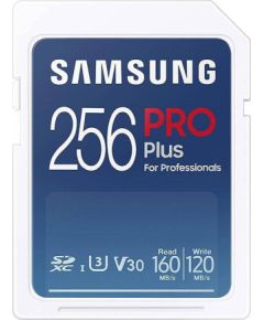 Samsung PRO Plus 2021 Карта Памяти SDXC / 256GB / Class 10 / UHS-I / U3 / V30