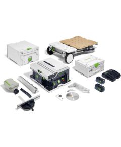 Sagarumošanas garenzāģis Festool CSC SYS 50 EBI-Set;  18 V; 2x5,0 Ah akum.