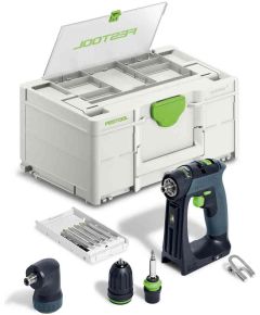 Akumulatora triecienskrūvgriezis Festool CXS 18-Basic-Set;  18 V; (bez akumulatora un lādētāja)