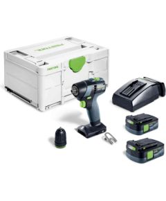 Urbjmašīna-skrūvgriezis Festool TXS 12 2,5-Plus 10,8 V; 2x2,5 Ah akum.