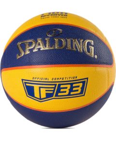 SPALDING TF-33 R.6 OFICIĀLĀS SACENSĪBAS BASKETBOLS