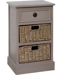 Cabinet with basket drawers KENT 40x33xH66cm
