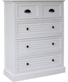 Cabinet MELDON 80x35xH103cm, white