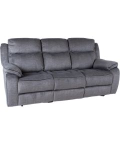 Recliner sofa GENTRY 3-seater, manual, grey