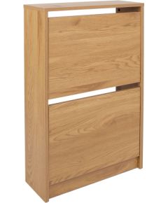 Shoe cabinet AALBORG 49x18xH84cm, oak