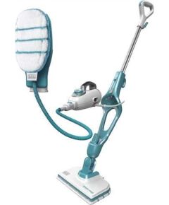 Black&decker Black & Decker 9IN1 Steam-mop Upright steam cleaner 0.5 L Turquoise,White 1300 W