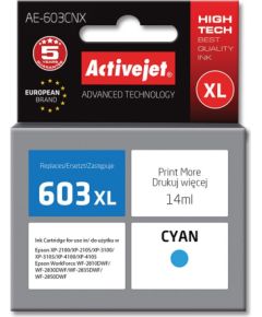 Activejet AE-603CNX ink (replacement for Epson 603XL T03A24; Supreme; 14 ml; cyan)