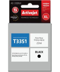 Activejet AE-33BNX ink (replacement for Epson 33XL T3351; Supreme; 22 ml; black)