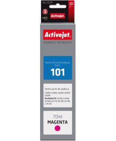 Activejet Ink AE-101M Ink Bottle for Epson Printer, Replacement Epson 101; Supreme; 70 ml; magenta