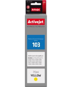 Activejet AE-103Y ink (replacement Epson 103 C13T00S44A; Supreme; 70 ml; yellow)