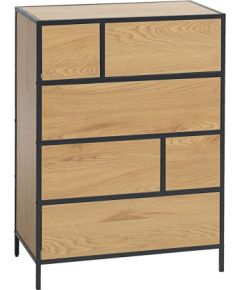 Sideboard HEDVIG 70x40xH95cm, ash/black