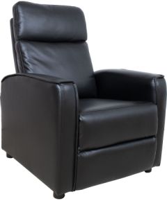 Masāžas krēsls STANTON ar atstumšanas mehānismu, melns
