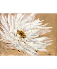 Масляная картина 90x120cm, белый цветок