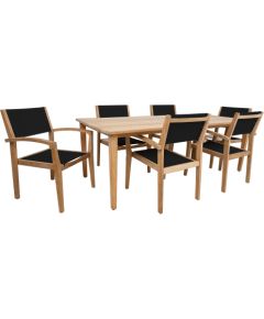 Dining set MALDIVE with 6 chairs