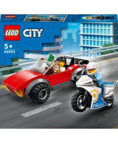 LEGO City Motocykl policyjny – pościg za samochodem (60392)