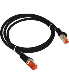 Alantec KKS6CZA0.5 Patch-cord F/UTP cat.6 PVC 0.5m black